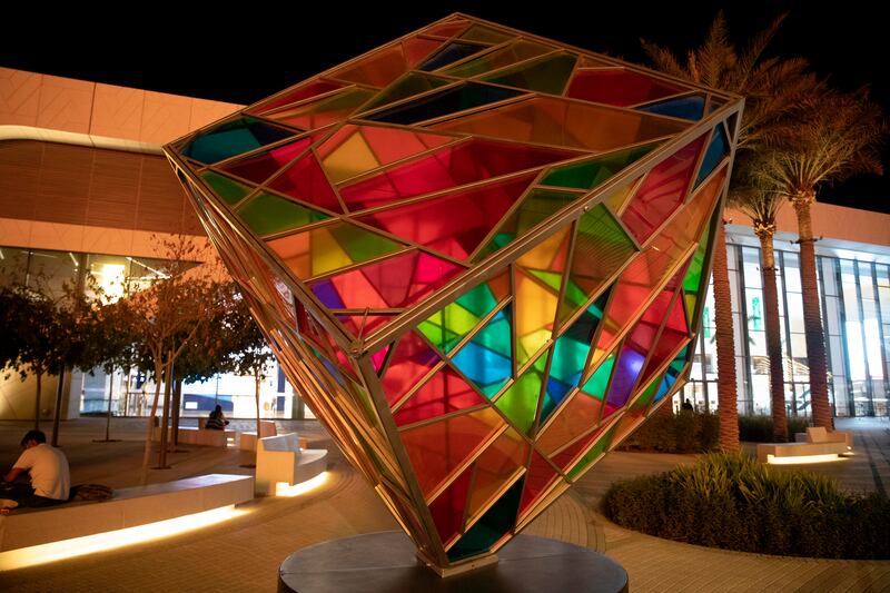 Kaleidoscope Light show at Expo 2020 Dubai. Photo: Steve Holland / Expo 2020 Dubai