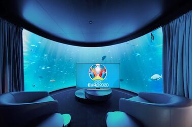Conrad Maldives Rangali Island is offering two guests the chance to watch the Euro final from its undersea residence. Courtesy Conrad Maldives Rangali Island