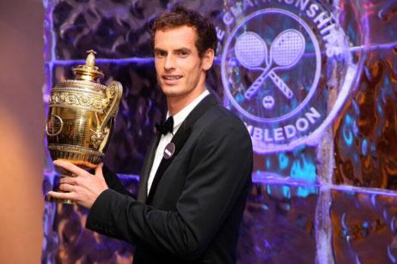 Andy Murray, holding the Wimbledon men's singles trophy, could have a long rivalry with Novak Djokovic, says Mats Wilander. Julian Finney / Getty Images