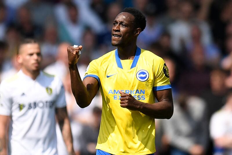 Danny Welbeck, 7 - Had Llorente scrambling all over the shop as he showed excellent feet and composure in the box to wrong-foot the Leeds defender before calmly dinking the ball over the on-rushing Meslier. AFP
