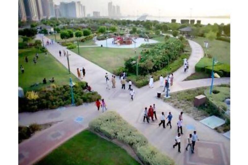 A reader praises the commitment to parks, such as those along Abu Dhabi's Corniche.Rich-Joseph Facun / The National