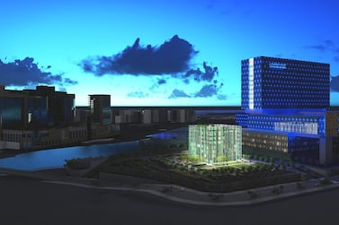 Cleveland Clinic Abu Dhabi's cube-shaped cancer treatment centre will open in 2021. Courtesy: Cleveland Clinic Abu Dhabi