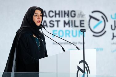 Reem Al Hashimy, Minister of State for International Co-operation. Victor Besa / The National 