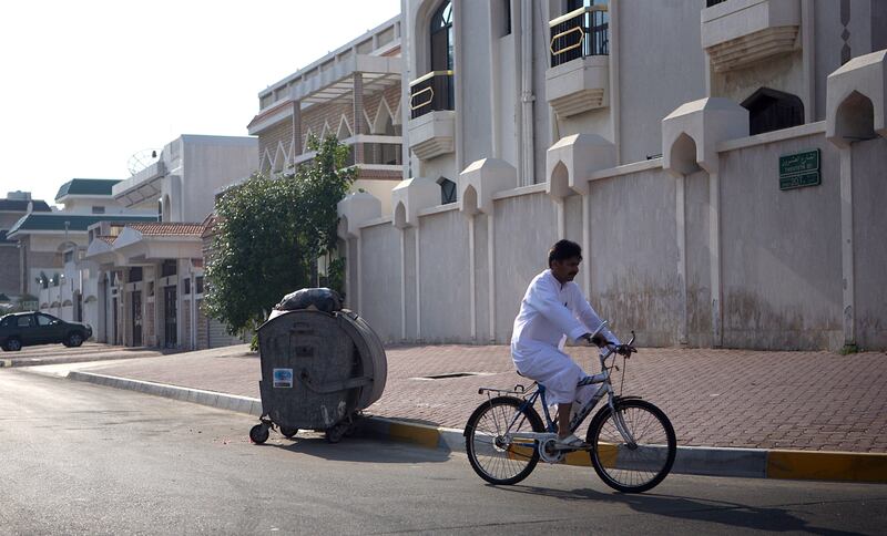 The Al Zaab neighborhood in Abu Dhabi. Sammy Dallal / The National