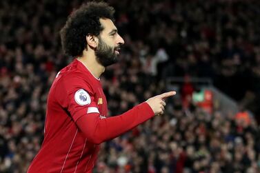 Liverpool forward Mohamed Salah, the top earner at Anfield. Reuters
