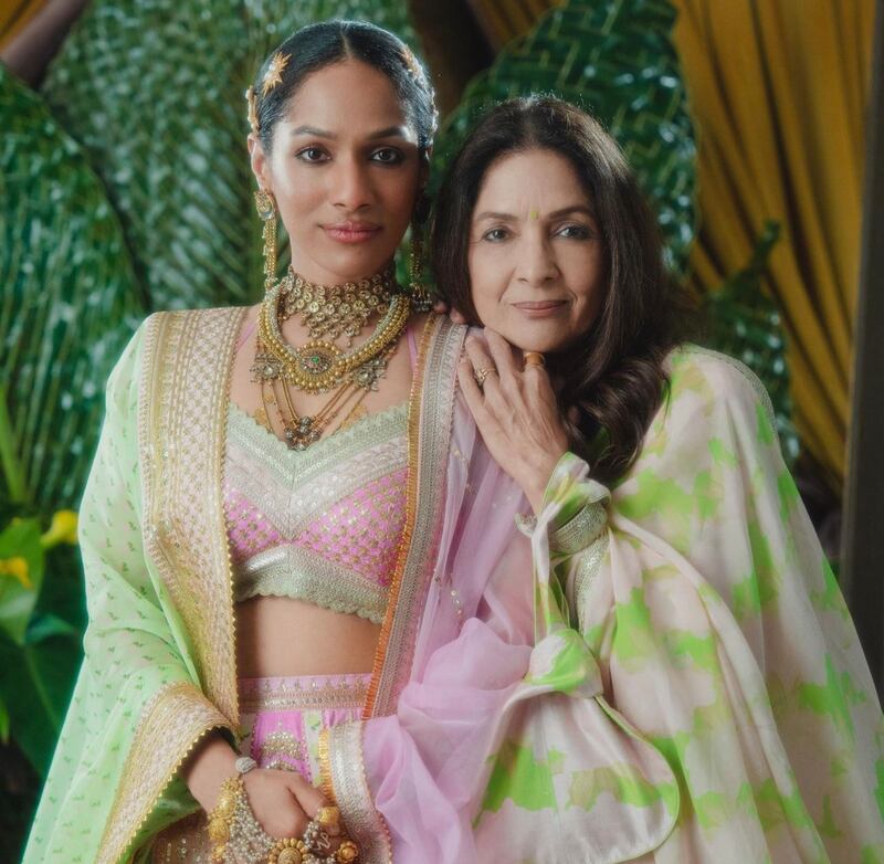 Masaba Gupta with her mother, Indian actress Neena Gupta