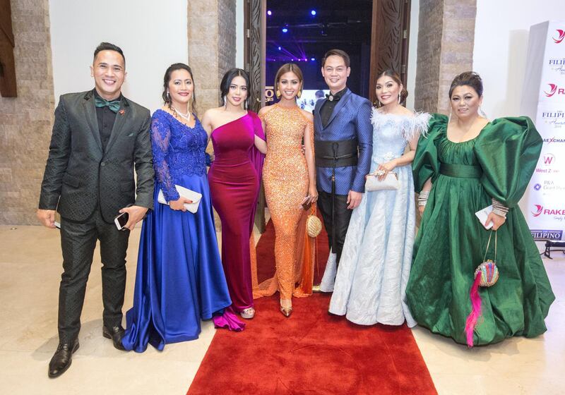 Dubai, United Arab Emirates-  Guests before the awarding at the Filipino Times award at Sofitel at The Palm.  Ruel Pableo for The National