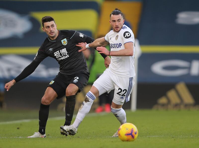 Matthew Lowton - 6: The ex-Leeds youth-team player found it hard going against Leeds’ livewire attackers in opening 45 minutes. Hit left-footed striker straight at Meslier at start of second half. AP