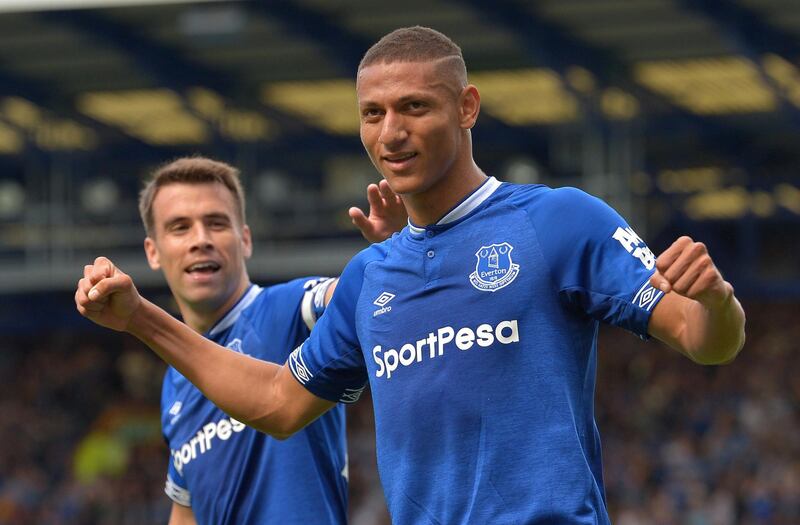 Left midfield: Richarlison (Everton) – A third goal in two games for Everton showed why he is making his £40 million price seem value for money and saw off Southampton. Reuters