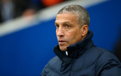 BRIGHTON, ENGLAND - JANUARY 20:  Chris Hughton, Manager of Brighton and Hove Albion looks on prior to the Premier League match between Brighton and Hove Albion and Chelsea at Amex Stadium on January 20, 2018 in Brighton, England.  (Photo by Bryn Lennon/Getty Images)