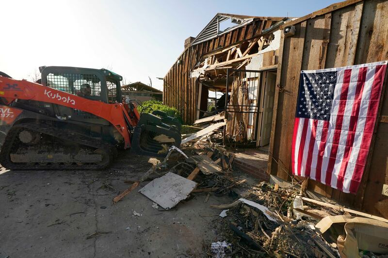 Rolling Fork bore the brunt of the tornado. AP