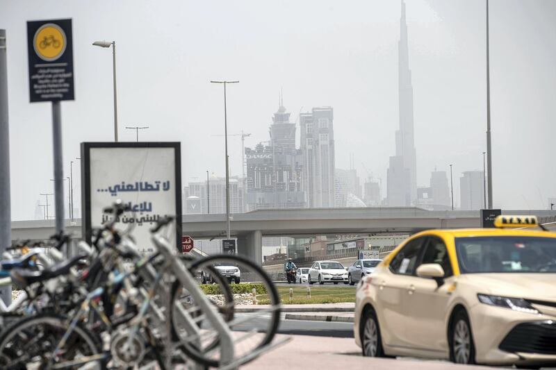 DUBAI, UNITED ARAB EMIRATES. 26 JULY 2020. HOT WEATHER STANDALONE. As the summer temperatures keep in the mid 40 degrees life continues with the current pandemic circumstances.  (Photo: Antonie Robertson/The National) Journalist: Razmig Bedirian. Section: National.