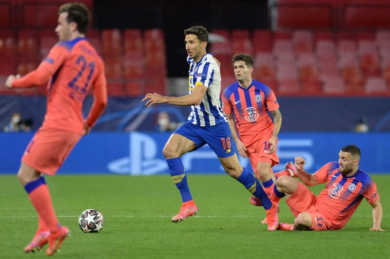 Marko Grujic 7 – In for the suspended Sergio Oliviera, Grujic was arguably one of Porto’s best players. He won everything in the air and on the floor. He had a headed opportunity on the stroke of half-time but couldn’t apply enough power to trouble Mendy. AFP