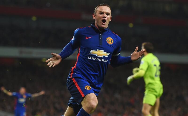 No 6 Athlete: Wayne Rooney, footballer, Manchester United. Country: England. League: Premier League. Twitter: @WayneRooney, 10.2 million followers. (Photo: Michael Regan / Getty Images)
