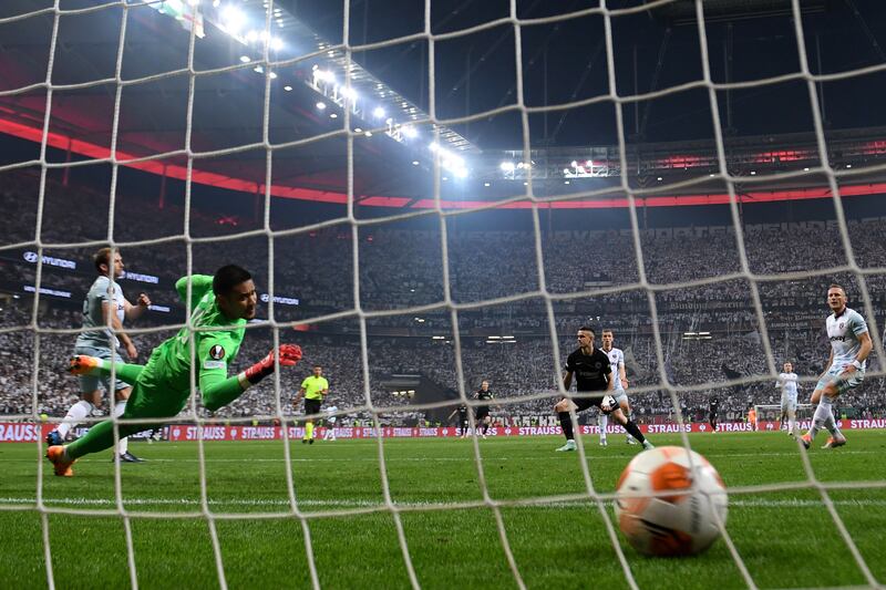 WEST HAM RATINGS: Alphonse Areola 7 - The West Ham stopper dealt well with the majority of Frankfurt’s attempts and couldn’t do anything about the goal. Getty Images