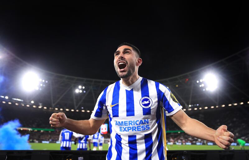 =11) Neal Maupay (Brighton) Seven goals in 20 games. Getty