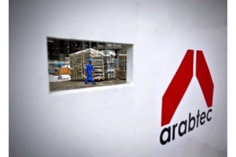 Arabtec shares gained almost 3 per cent to Dh1.39.