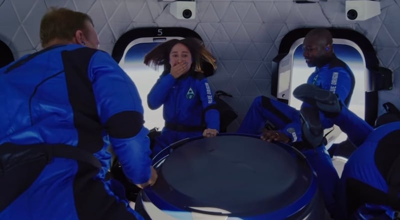 Katya Echazarreta became the first Mexican woman to fly to space last year when she launched on a Blue Origin suborbital flight. Photo: Katya Echazarreta / X