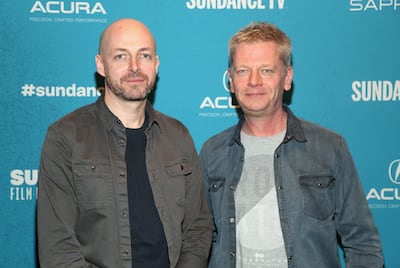 PARK CITY, UT - JANUARY 29: Co-directors Andrew McConnell (L) and Gary Keane attend the "Gaza" Premiere during the 2019 Sundance Film Festival at Park Avenue Theater on January 29, 2019 in Park City, Utah.   Cassidy Sparrow/Getty Images/AFP