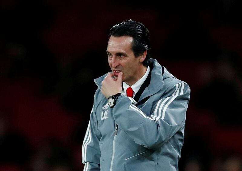 ARSENAL 2019/20 RATINGS: MANAGERS: Unai Emery – 3. After 18 months, the Spaniard was sacked at the end of November following a run of seven games without victory and with Arsenal eight points off the top four. His appointment brought optimism following the gradual decline under Arsene Wenger but Emery ultimately proved an ill fit. Reuters