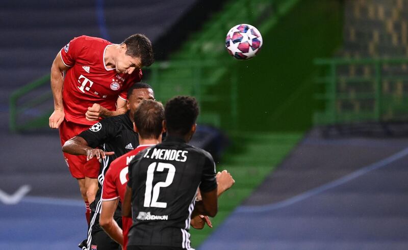Semi-final, August 19 - Lyon 0 Bayern Munich 3 (Gnabry 18' & 33', Lewandowski 88'): Relentless Bayern sealed an 11th appearance in the final as they brushed aside Lyon in Lisbon. Only Real Madrid have reached more finals than Bayern (16). German midfielder Gnaby scored twice (taking his Euro tally to nine this season) while, inevitability, Lewandowski also found the target for his 55th goal of the campaign across all competitions. AFP