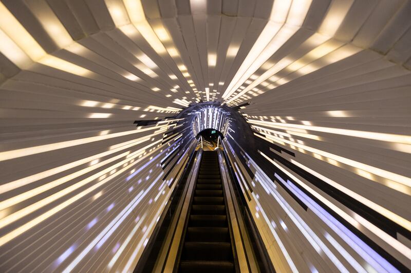 Inside the Belgium pavilion. Photo: Mahmoud Khaled / Expo 2020 Dubai