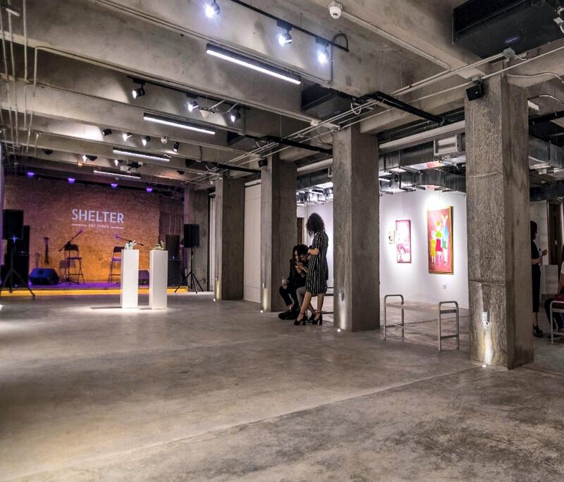 Shelter Art Space is an old, rundown bunker that was recently repurposed as a multidisciplinary  art space.