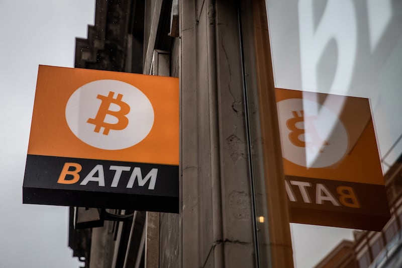 The UK's Financial Conduct Authority considers Bitcoin ATMs to be potential portals for money laundering. Bloomberg