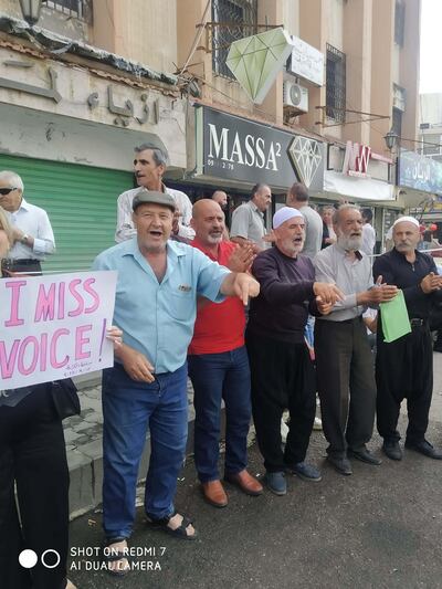 The protests include older members of the Druze community as well as youths. Photo: Suhail Thubian