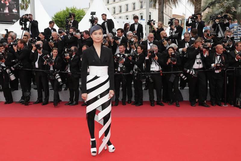 CANNES, FRANCE - MAY 09:  Li Yuchun (Chris Lee) attends the screening of "Yomeddine" during the 71st annual Cannes Film Festival at Palais des Festivals on May 9, 2018 in Cannes, France.  (Photo by Vittorio Zunino Celotto/Getty Images for Kering)
