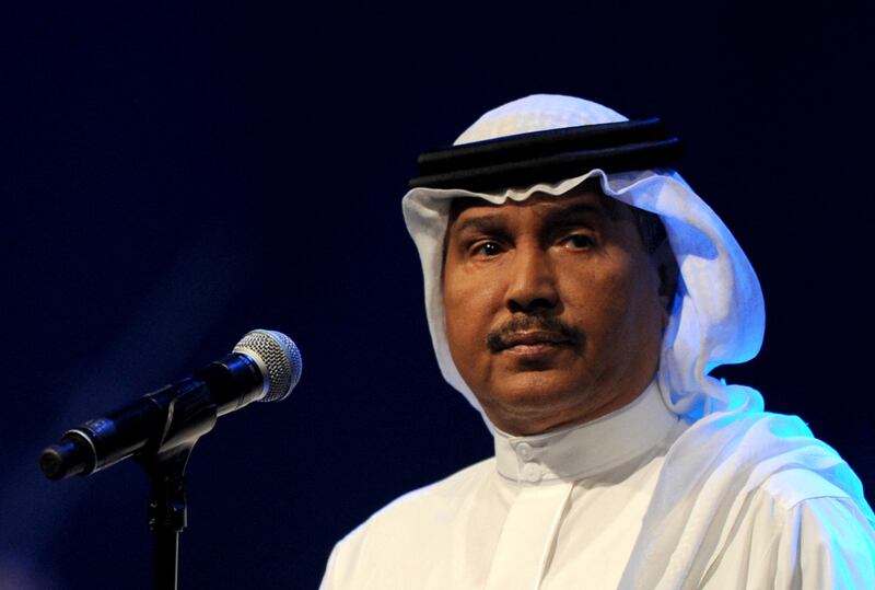 Saudi singer Mohammed Abdu is one of the Arab world's biggest music stars. AFP