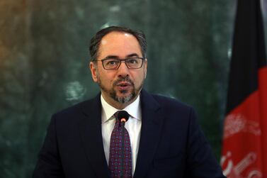 Salahuddin Rabbani supported Abdullah Abdullah, Ashraf Ghani's rival, in the country's elections. AP