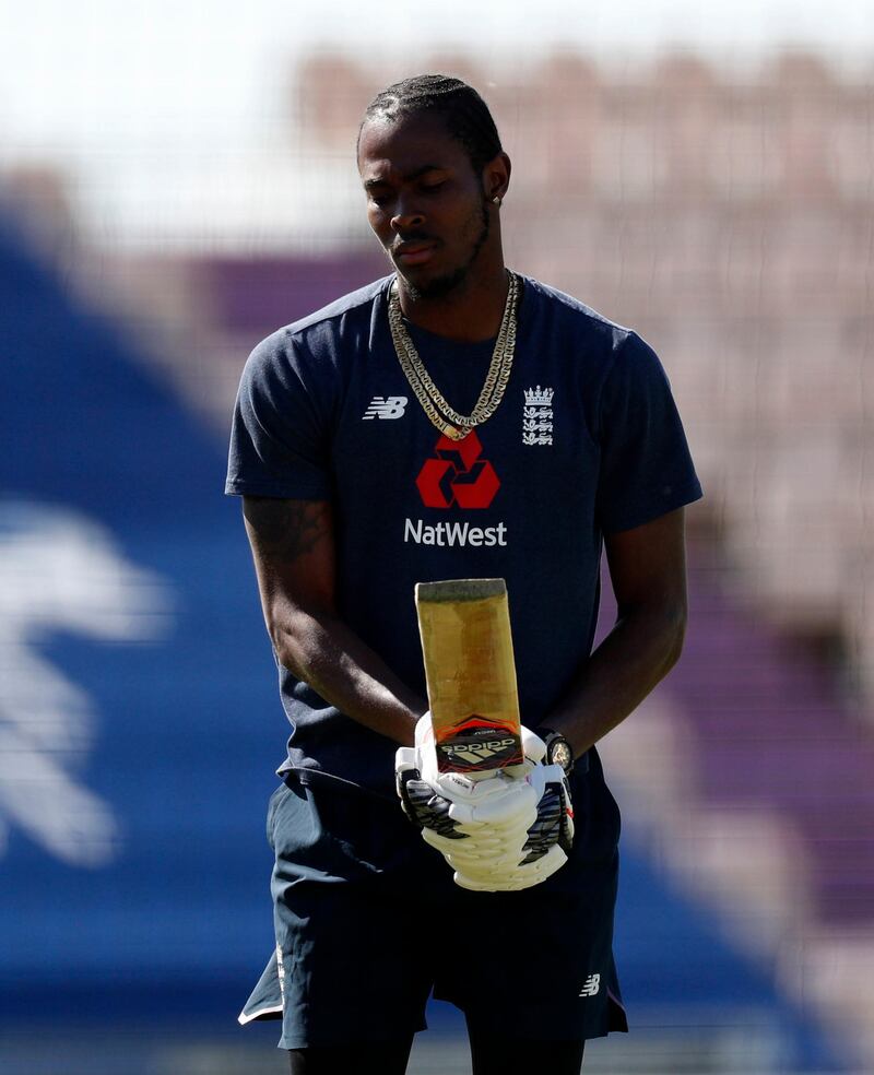 England's Jofra Archer. Jofra Archer has been ruled out of England’s second Test against the West Indies after a breach of the team’s ‘bio-secure protocols’, the ECB has announced. PA