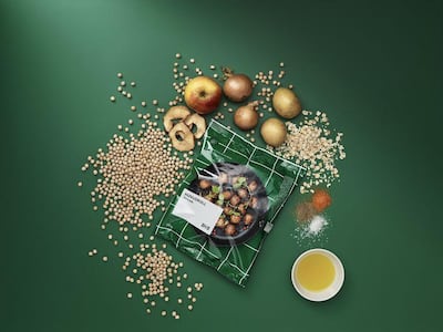 Ikea's 'plant balls' are made using plant-based ingredients. Courtesy Ikea