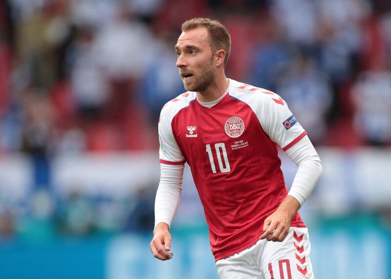 Christian Eriksen signed for Premier League club Brentford on transfer deadline day. AFP