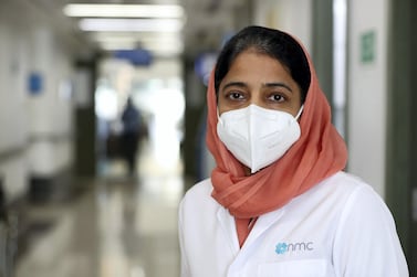 Dr Iffat Sultana is an Internal Medicine Specialist at the NMC Royal Hospital, DIP who recovered from coronavirus and carried on treating patients. Chris Whiteoak / The National