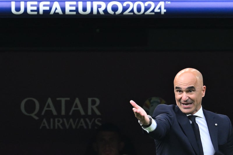Portugal's head coach Roberto Martinez. AFP