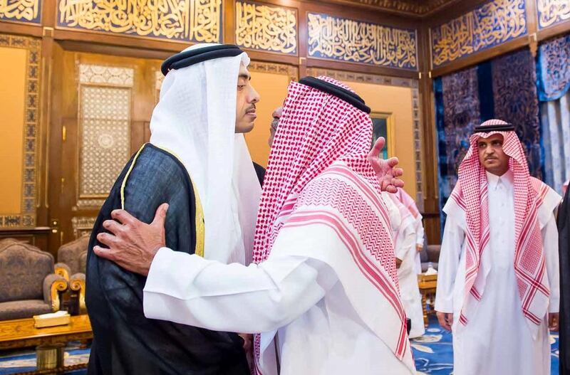 Sheikh Abdullah bin Zayed offers condolences to Saudi's Prince Muqrin over the death of his son in an airplane crash. Wam