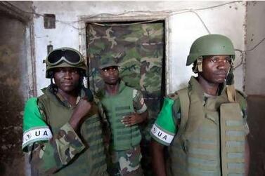 Soldiers of the African Union Mission in Mogadishu. AFP