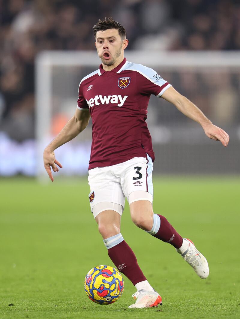 Aaron Cresswell 7 – One of West Ham’s best performers. His crossed deliveries and passing always seemed to be on point. This was demonstrated best by his inch perfect freekick which was headed home by Dawson. Getty