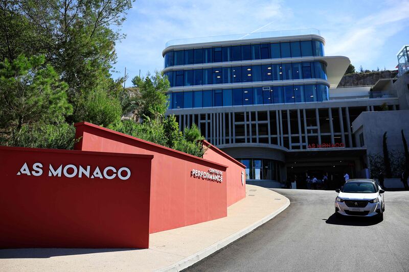 The new performance and training centre of AS Monaco in La Turbie. AFP