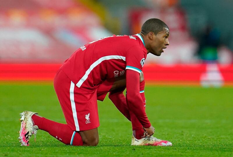 Georginio Wijnaldum - 5: Provided energy in midfield after replacing Henderson at the break. Steady rather than spectacular display. EPA