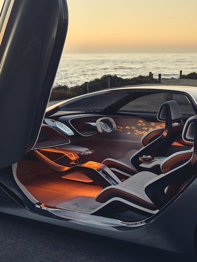 A look inside the Bentley EXP 100 GT EV. Photo: Bentley