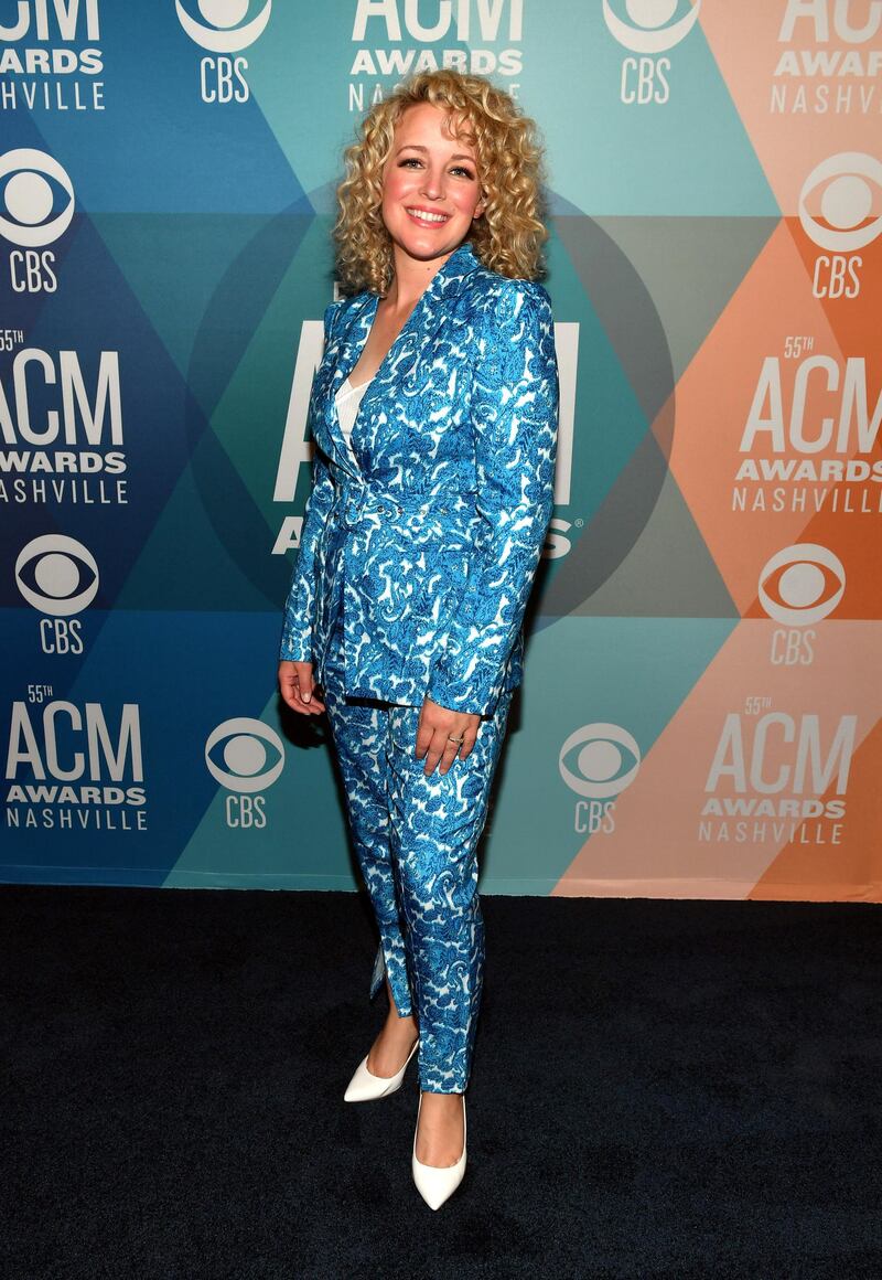 NASHVILLE, TENNESSEE - SEPTEMBER 14: Cam attends virtual radio row during the 55th Academy of Country Music Awards at Gaylord Opryland Resort & Convention Center on September 14, 2020 in Nashville, Tennessee.   Jason Davis/Getty Images for ACM/AFP