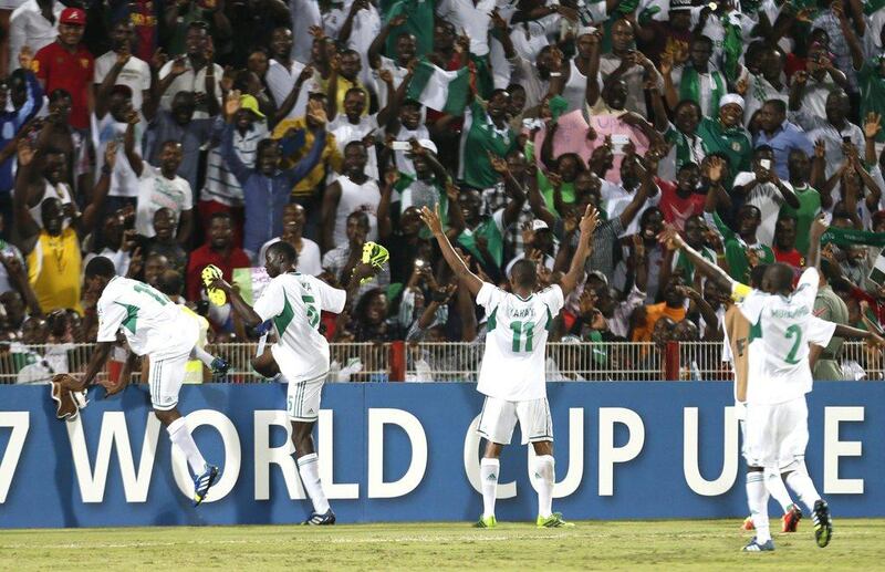 Nigeria, round of 16: Nigeria had four different scorers in a 4-1 win over Iran in Al Ain, as Samuel Okon, Kelechi Iheanacho and Musa Muhammed scored in the first half. Nigeria's fans have been a raucous presence at the tournament. Karim Sahib / AFP