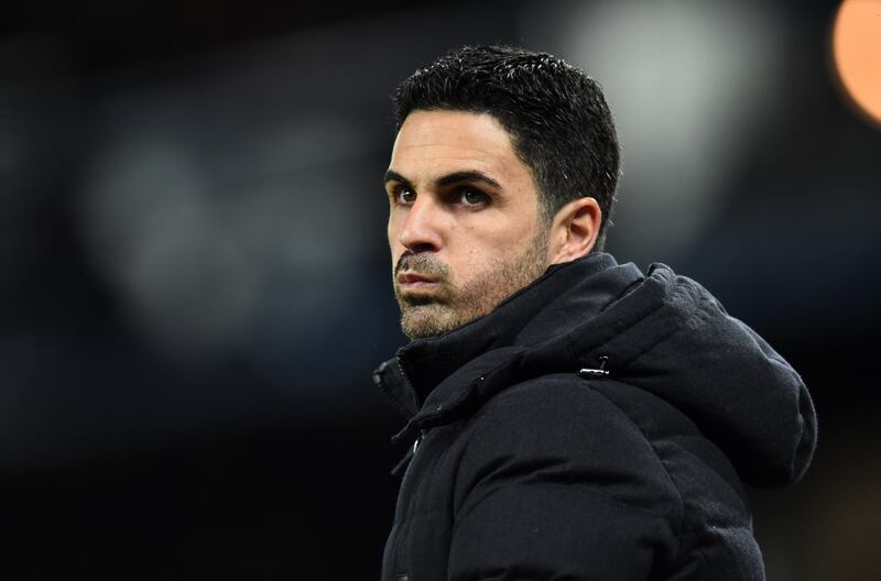 Arsenal manager Mikel Arteta is isloating after testing positive for Covid-19 for a second time. EPA
