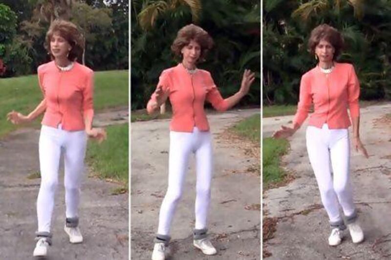 Prancercise, a hilariously unusual aerobic routine involving prancing while wearing ankle weights, was created by the Florida social worker Joanna Rohrback back in 1989. Courtesy Joanna Rohrback