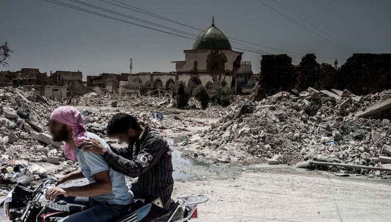 A view of Al Nuri Mosque in Mosul, Iraq, where ISIS declared a caliphate in 2014. Photo: Gus Palmer / Keo Films / Handout