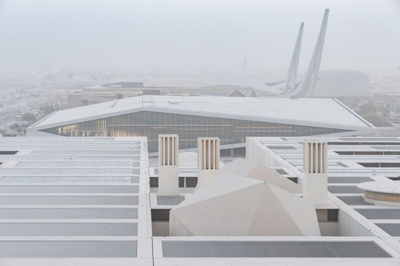 Qatar National Library. Photo: OMA