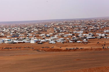 The Rukban settlement on the Jordan-Syria border is described by residents as a 'slow death'. Men are braving a 150km-long, nighttime motorbike trip to the rebel-held north to escape it, and to avoid conscription if they should end up in government hands. AP